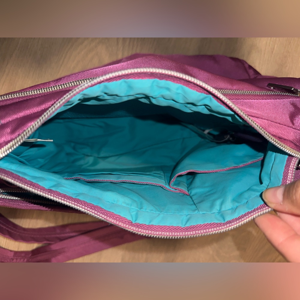 Travelon Purple Backpack with Spacious Interior and Durable Design